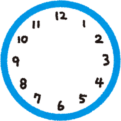 Illustration of a Clock Face Without Hands