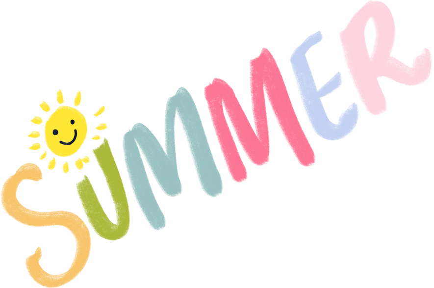 Summer Text Lettering